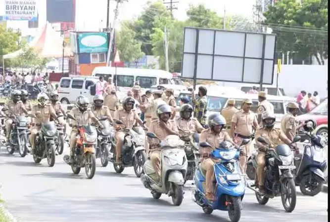 திண்டுக்கல்லில் சாலை பாதுகாப்பு விழிப்புணர்வு  பேரணி