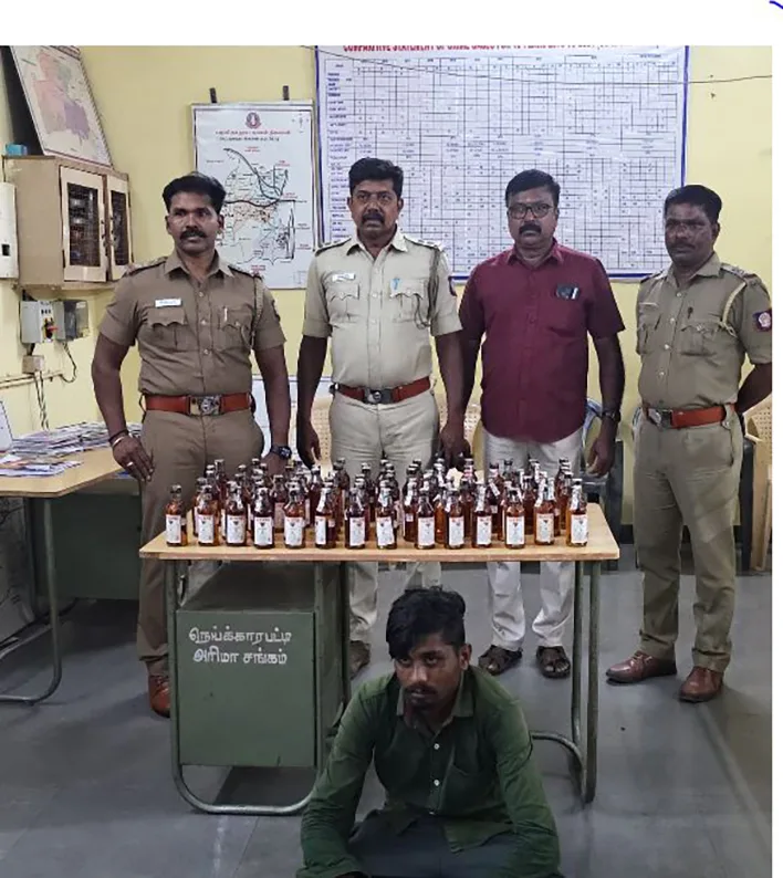 சட்டவிரோதமாக மது விற்பனை செய்த வாலிபர் கைது – 83 மதுபாட்டில்கள் பறிமுதல்