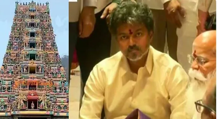 விஜயவாடா கனக துர்கா அம்மன் கோவிலில் முதலமைச்சர் விஜய் சாமி தரிசனம்