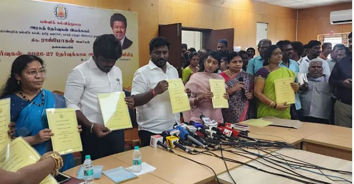 பிளஸ் 2  பொதுத்தேர்வு அட்டவணை வெளியீடு - அமைச்சர் ராஜ்மோகன்