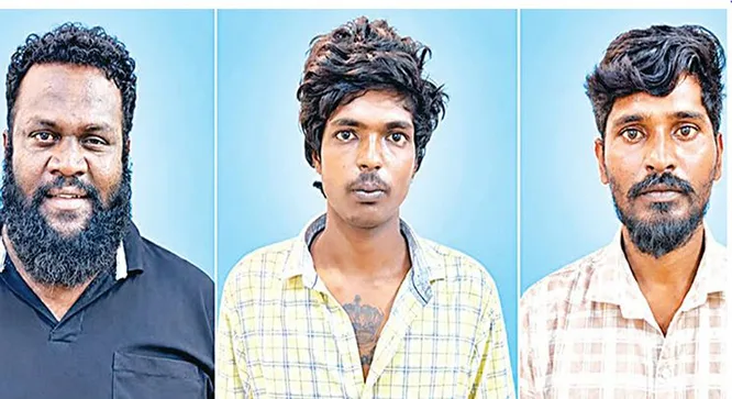 ஈசிஆரில் ஆடுகளைத் திருடிய மூவர் கைது